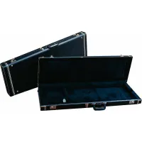 FENDER GandG Standard Mustang/Musicmaster/Bronco Bass Hardshell Case, Black with Acrylic Interior - Кейс для бас-гитары