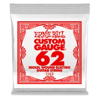 Ernie Ball 1162 струна для электро и акустических гитар. Сталь, калибр .062