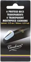 Mouthpiece patches Vandoren VMC6 - Transparent thin mouthpiece patch. Price per pack of 6 pieces
