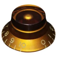 Hosco h-ka-160i  ручка потенциометра les paul (дюймовый размер), конус, amber