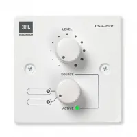 JBL CSR-2SV-WHT Настенный контроллер, 2-позиционный селектор источника и управление громкостью. Цвет
