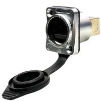 SL Audio RJ45-H - IP65 RJ45 влагозащищенный корпус конектора панельный, ввод кабеля угловой 90 граду, шт