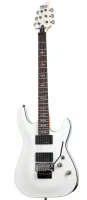 SCHECTER DEMON-6 FR VWHT - 6 струнная электрогитара, 24 лада, корпус: липа, гриф:клён, накладка венге, на болтах, звукосниматели: HH Schecter Diamond Active HB-105S, регулировки: громкость, тон, 3х позиционный переключатель, FloydRose Special, Цвет: белый
