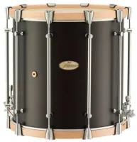 Snare drum Pearl PHX1616 - Orchestral 16x16 inch Philharmonic series snare drum with 4-ply mahogany shell with maple reinforcement and three snare types with marching sound