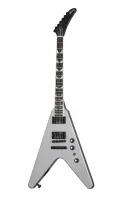 GIBSON Dave Mustaine Flying V EXP Silver Metallic электрогитара, цвет серебристый металлик