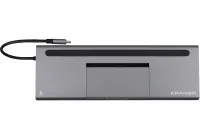 Kramer KDOCK-4- Переходник с USB тип C на HDMI, VGA, DisplayPort, Ethernet, аудио, разъемы для карт SD и MicroSD, 2хUSB 3.0, USB 2.0 и USB тип C
