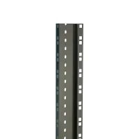 ADAM HALL 61552BLK - стальная двойная пластина (2 мм, чёрная) для рэка, длина 2 м (цена за 1 шт)