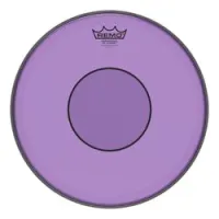 Remo p7-0314-ct-pu  14"powerstroke 77 пластик для барабана прозрачный, двойной, фиолетовый