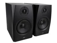 Акустическая система (студийный монитор) [10105022010-P] Icon [SX-5A (пара)] активный, 2-х полосный, частоты 45-21000 Гц, кроссовер 2,7 кГц, 1" ВЧ динамик, 5,5" НЧ динамик, усилители ВЧ 30 Вт, НЧ 60 Вт, входы XLR, RCA