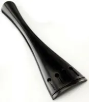 3/4 double bass tailpiece Acura BT-E3B511 - Ebony tailpiece of Violin design for 3/4 double bass with ebony saddle