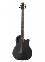 OVATION B7785TX-5 ELITE Mid Cutaway Black Textured  пятиструнная электроакустическая бас-гитара