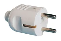Вилка, полиамид, черная 16А, 250V, IP20 08295