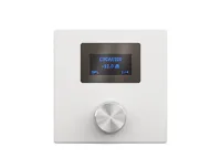 CVGAUDIO P-ZONER-W/IP/A - Настенная программируемая панель управления устройствами ZONER, IP/PoE, энкодер, экран