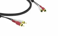 Аудио кабель [95-0202003] Kramer Electronics [C-2RAM/2RAM-3] 2 RCA на 2 RCA (Вилка - Вилка) , 0.9 м