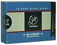 GONZALEZ  2 1/4 Bb FOF Cut Трость для кларнета (уп. 10 шт) французский профиль