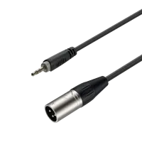 ROXTONE RACC425/0,9 Аудиокабель, D:4mm., 2x0,14mm2, Экр.:95%, (3,5mm Jack (S) - 3P XLR (M)), 0.9м