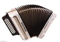 HOHNER Corona III BbEbAb white-Columbia - Аккордеон диатонический