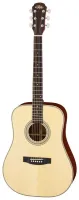 ARIA-511 N - акустическая гитара, 20 ладов .Форма корпуса: Dreadnought .Верхняя дека: ель .Нижняя дека и обечайка: махагон .Гриф: махагон .Накладка: палисандр .Цвет: натуральный
