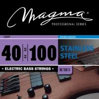 Magma Strings BE150S - Струны для бас-гитары 40-100, Серия: Stainless Steel, Калибр: 40-60-80-100, Обмотка: круглая, нержавеющая сталь, Натяжение: Lig
