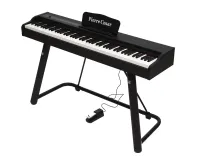 M430E BK цифровое фортепиано, 88 клавиш, полновзвешенный молоточковый механизм, 128 тембров, запись, эффекты, 2х10 Вт громкоговорители, одиночная педаль, цвет черный,без подставки Pierre Cesar