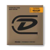 DUNLOP DBFS40120M Flatwound Stainless Steel Medium Scale Струны для 5-струнной бас гитары