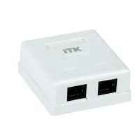 Розетка информационная RJ45 x 2 (не производят, см. артикул 12k452-0e) 45k23