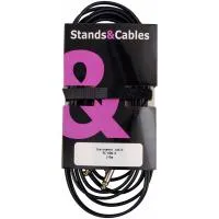 Инструментальный кабель Stands and Cables YC-009-3, джек (стерео) 6.3 мм - джек (моно) 6.3 мм, 3 м