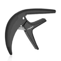 Fzone fc-70 black  каподастр "прищепка" для классической гитары, алюминий, черный