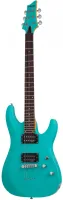 SCHECTER C-6 DELUXE SATIN AQUA - электрогитара, 24 лада.Корпус: липа.Гриф: клен.Накладка грифа: палисандр.Звукосниматели: Н/Н Schecter Diamond Plus.Переключатель звукоснимателей: 3-позиционный.Регуляторы: 1V/1Т.Цвет: SATIN AQUA