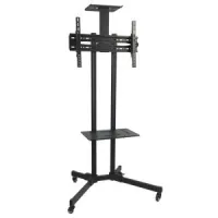 Mобильная ВКС стойка CS T10-28 для дисплеев 32"-75"- Крепежи и подставки универсальные