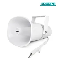 DSPPA POE-170 Активный сетевой рупорный громкоговоритель. Мощность 15Вт. Частотный диапазон 350-10000 Гц. Питание 48V PoE (IEEE802.3at) / 24В(2А) (БП в комплект не входит) Размер 283×202×291 мм. Вес 1,9 кг. Корпус пластик.