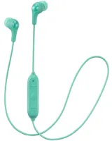 Headphones with mic JVC HA-FX9BT-G - Телефонная гарнитура Bluetooth для iPhone, iPad и Android c внутриушными наушниками с динамической головкой диаметром 9 мм. Цвет зеленый