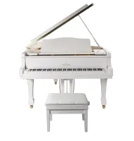 Young Chang YC186E WHP Рояль акустический, цвет черный. В комплекте банкетка.