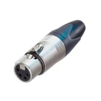 Neutrik NC4FXX- Кабельный разъем XLR 4-pin (розетка), на кабель диаметром 3,5–8,0 мм, под пайку