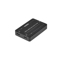 AVCLINK UVC33 USB карта видеозахвата. Максимальное входное разрешение: 4K @60Гц, (4:4:4). Максимальное разрешение записи: 1920×1080@60Гц. Входы: 1 x HDMI. Выходы: 1 x USB 3.0, 1 x HDMI. Поддержка Plug & Play. Поддержка HDCP2.2.