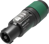 Neutrik NL4FXX-W-L- Кабельный разъем SPEAKON 4-pin (розетка) для подключения громкоговорителей, на кабель диаметром 10–16 мм