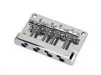 BB081-CR Бридж (струнодержатель) для бас-гитары, хром, Paxphil