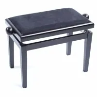 Банкетка для пианино Nikkos NK-010-BM черная, сатинированная