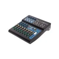 INVOTONE MiX12USB - микшерный пульт, 4 микрофонных входа, 4 стереовхода TRS, 3-х полосный эквалайзер