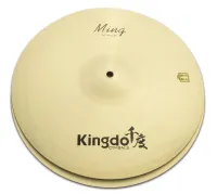 KINGDO 14" MING HI-HAT -Тарелки хай-хет 14" (пара), B20, средней толщины, традиционная отделка, теплый и насыщенный тембр