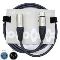 AVCLINK CABLE-969/25 Кабель соединительный DMX, 5-конт. XLR, штекер-гнездо, длина 25 м (TSK1038,NC5FXX, NC5MXX)