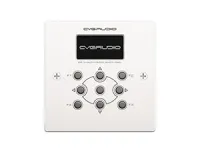 CVGAUDIO ERC-1W - Настенный программируемый контроллер управления, TCP/IP, RS485, питание PoE, OLED дисплей, цвет светлый алюминий