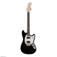 FENDER SQUIER BULLET MUSTANG HH BLK - Электрогитара шестиструнная