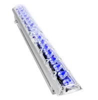 ARCTIK AM712XLET GRAZE 18Q Архитектурный линейный LED-светильник. Световой поток 1460 Lm, сила света 17160 Кд. при 15 град., источник света 18 Multichip LED RGBL, управление DMX-512, RDM, оптика 15 град. ( 25°, 30°, 60°, 10x60°, 15x30°, 15x40°, 30x60°   о