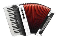 A1641 BRAVO III 80 White Аккордеон, белый, Hohner