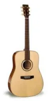 Simon and Patrick SHOWCASE MAHOGANY + Deluxe кейс  акустическая гитара Dreadnought, цвет - натура