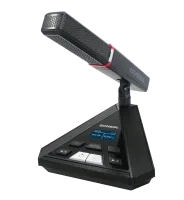 Gonsin DCS-2043CF - Настольный проводной пульт председателя с функцией голосования и синхронного перевода, с несъёмным микрофоном