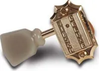 GIBSON DELUXE GREEN KEY TUNER SET VINTAGE GOLD набор классических колков для электрогитар Gibson, цвет золотой