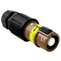 PFLS-1BN-S120M40A Line 1, POWERFIT 400AMP LINE SOURCE, кабельный / мама / коричневый, KUPO -