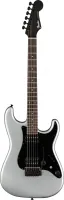 FENDER BOXER SERIES STRAT HH INS электрогитара, цвет - серебряный, чехол в комплекте
